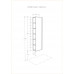 Шкаф-колонна Сканди с зеркалом Белый / Дуб Верона Aquaton 1A253403SDB20