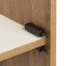 Шкаф-колонна Сканди с зеркалом Белый / Дуб Рустикальный Aquaton 1A253403SDZ90