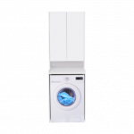 Шкаф для стиральной машины Лондри 652х1960мм AQUATON белый 1A260503LH010