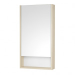 Зеркальный шкаф Сканди 45 Белый / Дуб Верона Aquaton 1A252002SDB20
