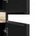 X-Joy шкаф-колонна 300х1660 подвесной правый чёрный матовый AM.PM M85ACHR0306BM