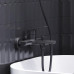 Damixa 401000300 Merkur смеситель для ванны и душа чёрный