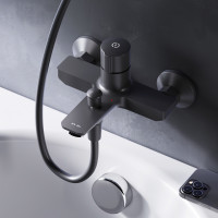 X-Joy TouchReel смеситель д/ванны/душа нажимной чёрный AM.PM F85A10522