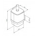 Стеклянный диспенсер для жидкого мыла AM.PM Gem A9036900