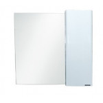 COMFORTY Зеркало-шкаф "Неаполь-80" 750х800 белый глянец 00004147561CF