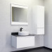 COMFORTY Зеркало "Марсель-75" 750х800 белый матовый с подсветкой