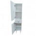 COMFORTY Шкаф-колонна "Монако-40" 400х1950 левая белый глянец 00004140124CF
