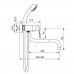 BALANCE смеситель для ванны/душа излив 320 мм Vidima BA268AA